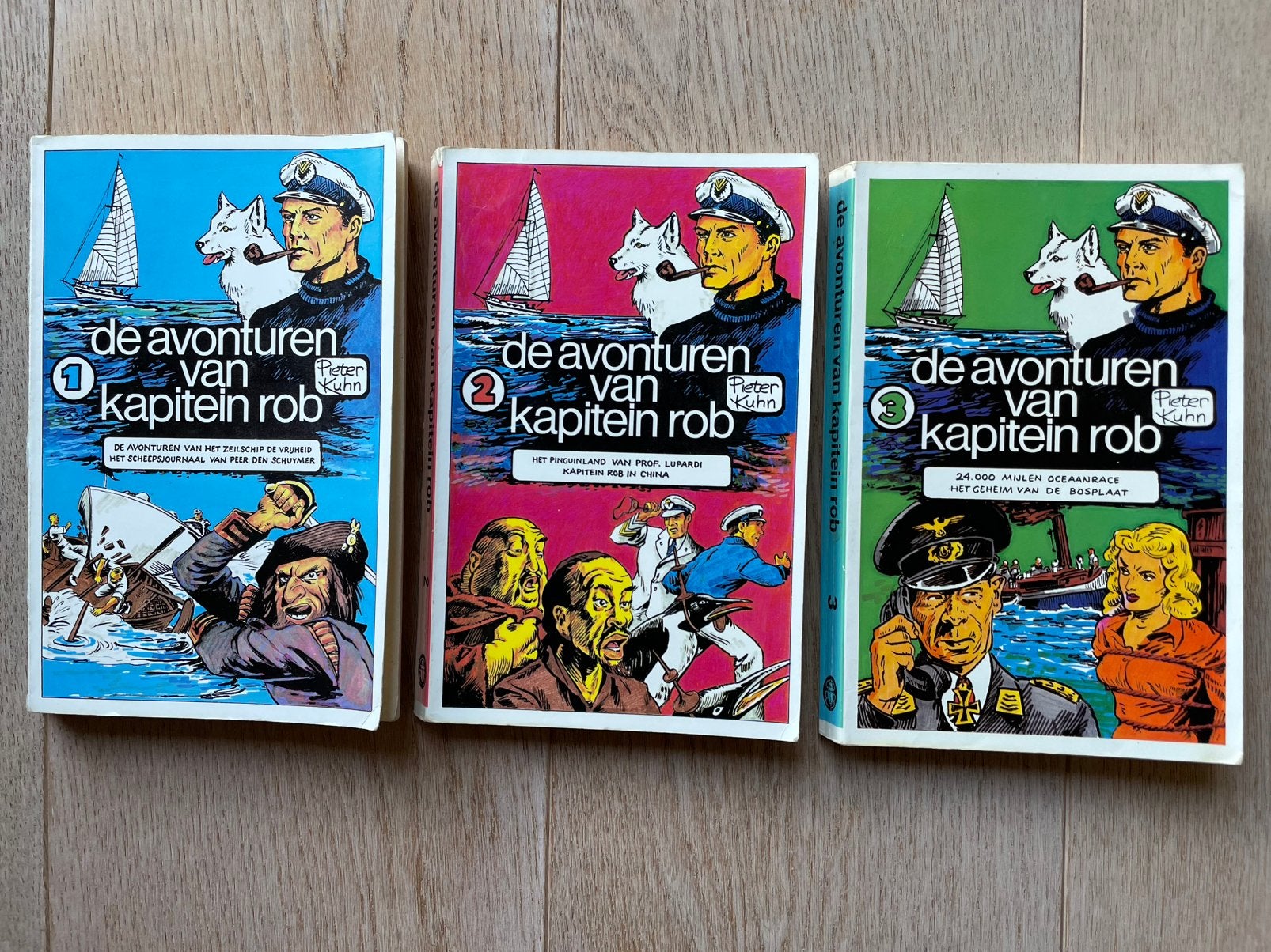 De avonturen van Kapitein Rob 1, 2 en 3, Eén stripboek, Ophalen of Verzenden, Zo goed als nieuw