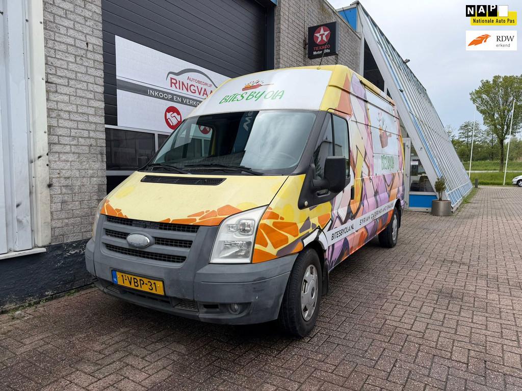 Ford Transit 350L 2.4 TDCI HD DC Foodtruck horeca ingericht, Auto's, Bestelauto's, Achterwielaandrijving, Gebruikt, 4 cilinders