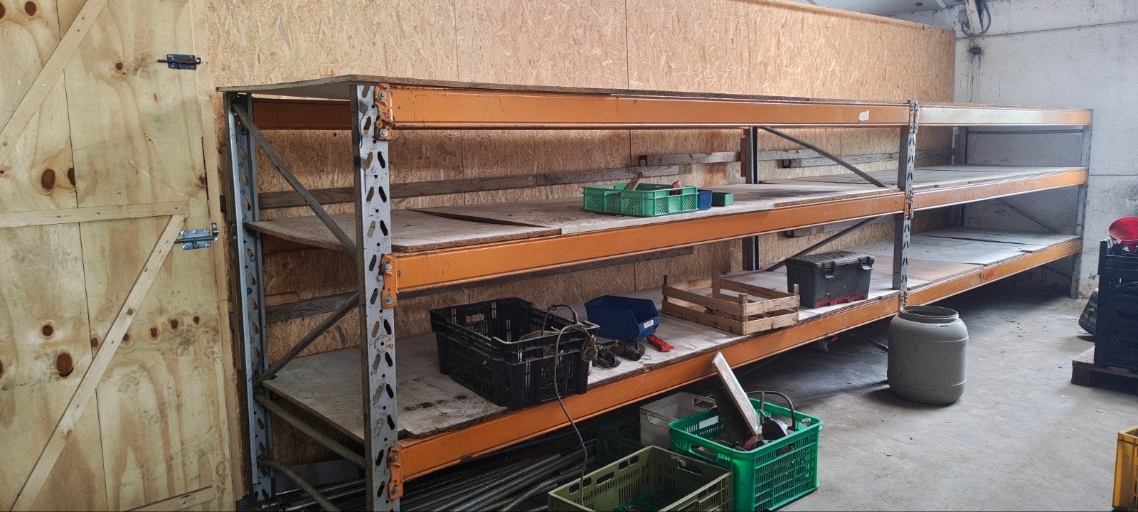 Stevige stellingkasten voor opslag of werkplaats, Ophalen