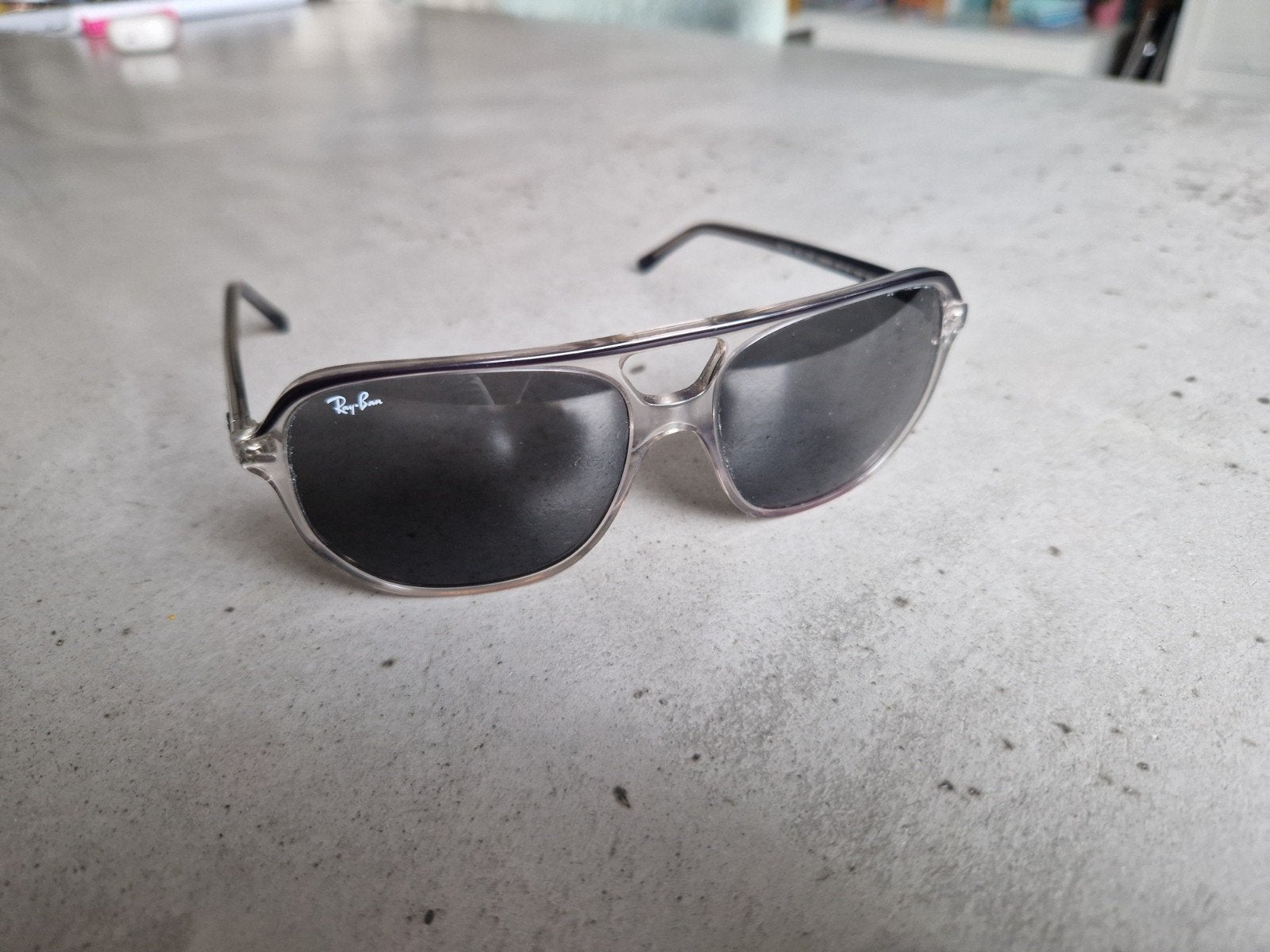 Ray Ban zonnebril, Gebruikt, Zonnebril, Zwart, Ophalen of Verzenden