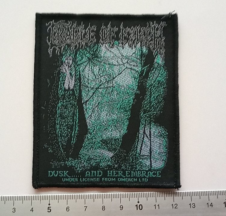 Cradle Of Filth prachtige dusk... and her embrace patch c163, Ophalen of Verzenden, Zo goed als nieuw, Foto of Kaart