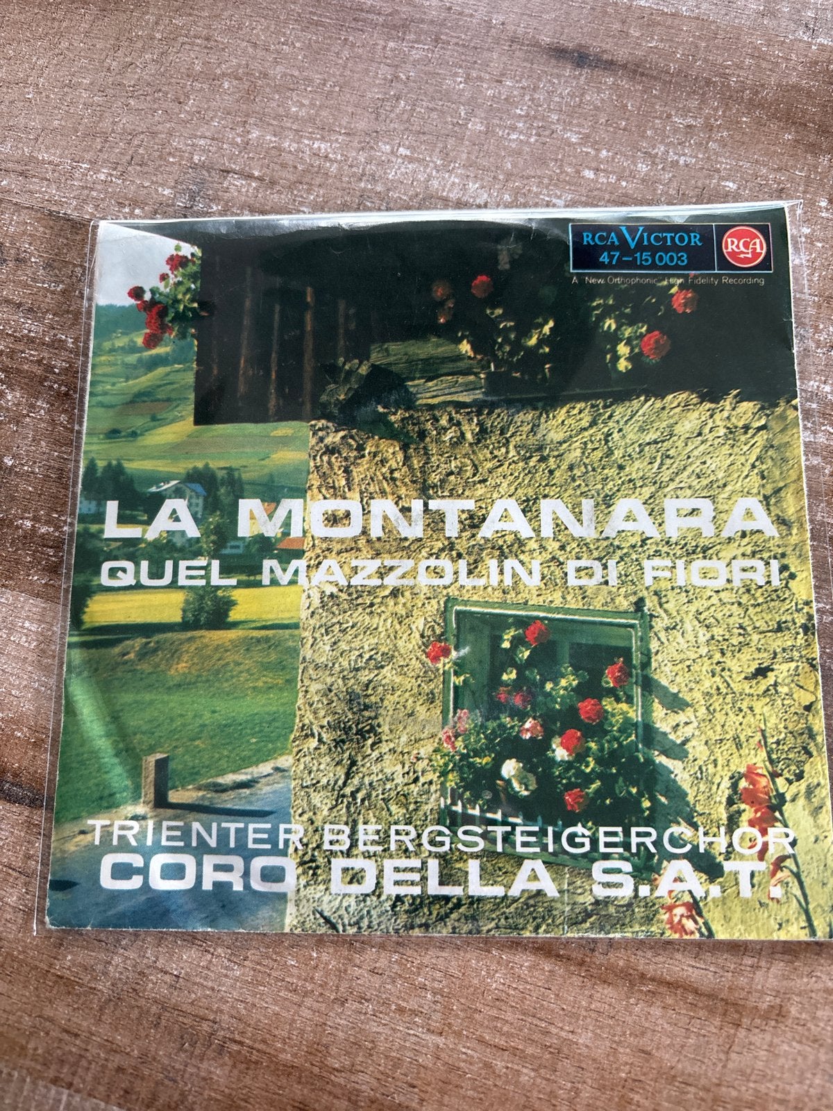 Trier Bergsteigerchor - La Montanara Single (RCA Victor), Gebruikt, Wereldmuziek, 7 inch, Ophalen of Verzenden