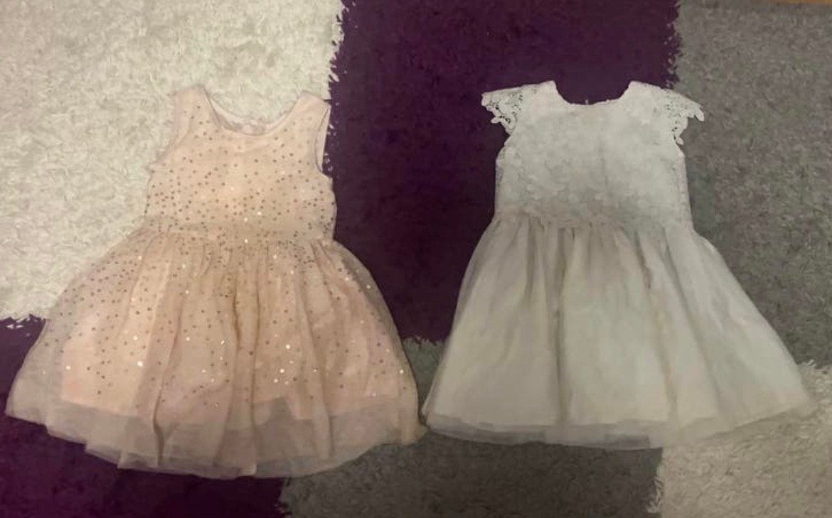 Baby meisjes feest jurkjes maat 98, Kinderen en Baby's, Kinderkleding | Maat 98, Ophalen of Verzenden, Zo goed als nieuw, Meisje