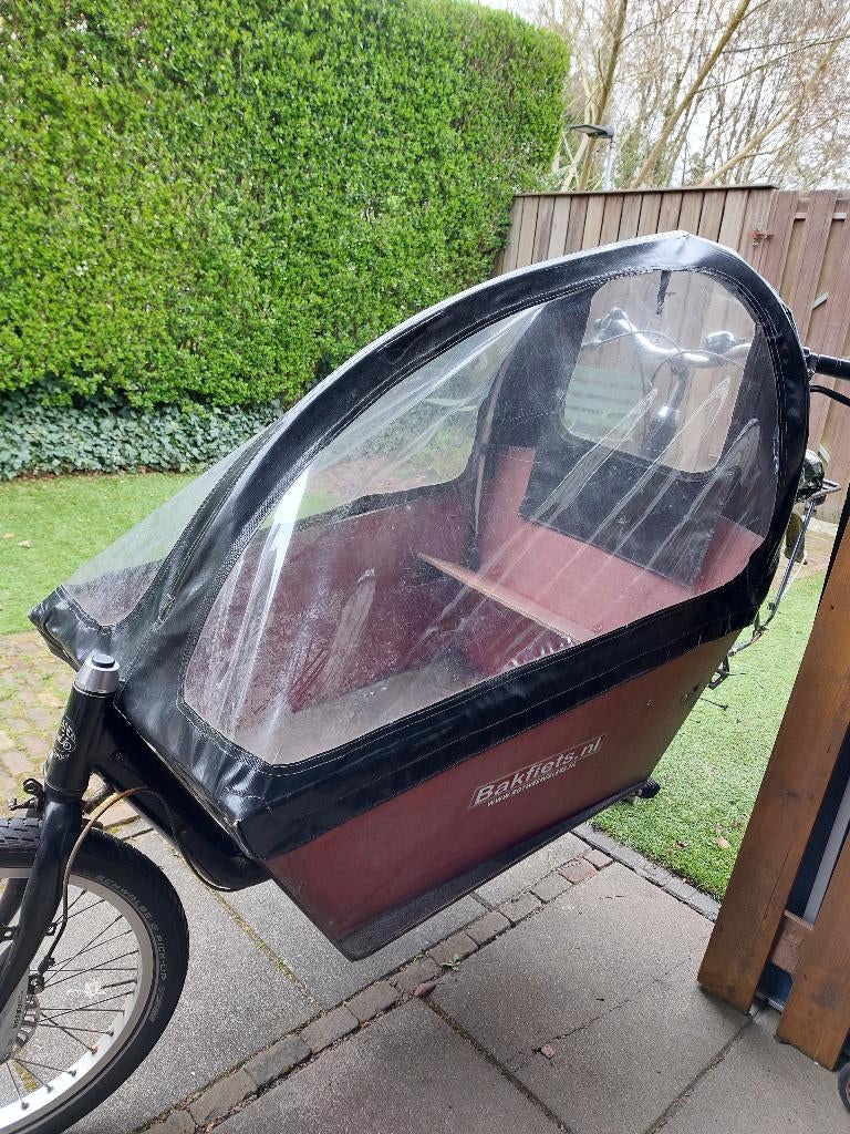 Huif bakfiets puntnl, Fietsen en Brommers, Ophalen, 4 kinderen of meer, Huif