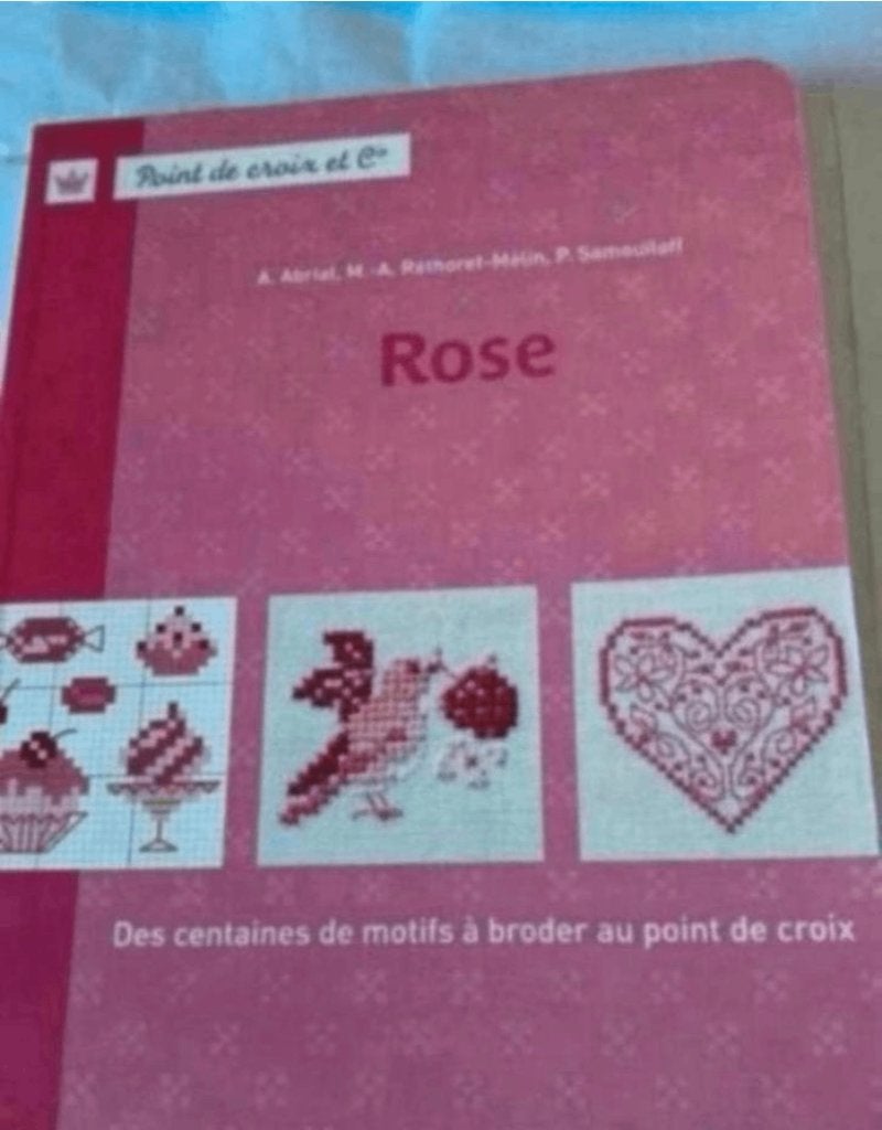 BORDUURBOEK POINT DE CROIX et Cie rose, Verzenden, Nieuw, Handborduren, Patroon