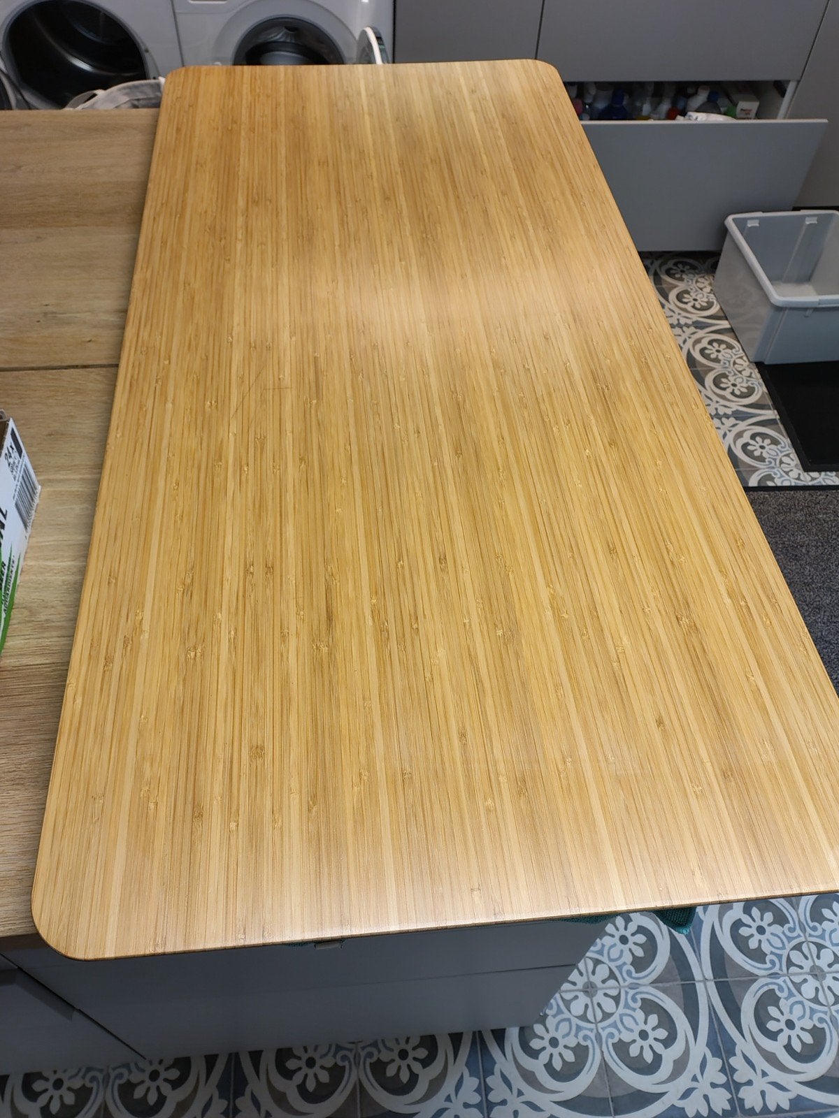IKEA Anfallare bureaublad 140x65 met 4 poten, Ophalen, Gebruikt, Scandinavisch, Hout