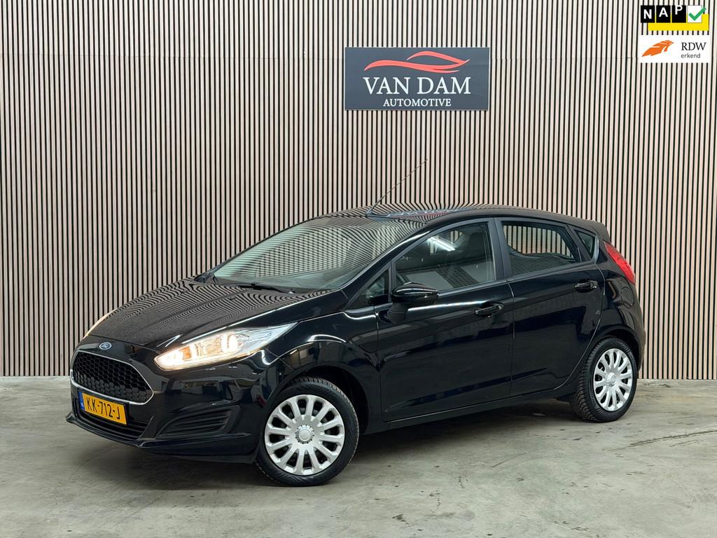 Ford Fiesta 1.0 Style Essential 2016 NAP TREKHAAK NAVI BLUET, Stof, 525 kg, Origineel Nederlands, Bedrijf