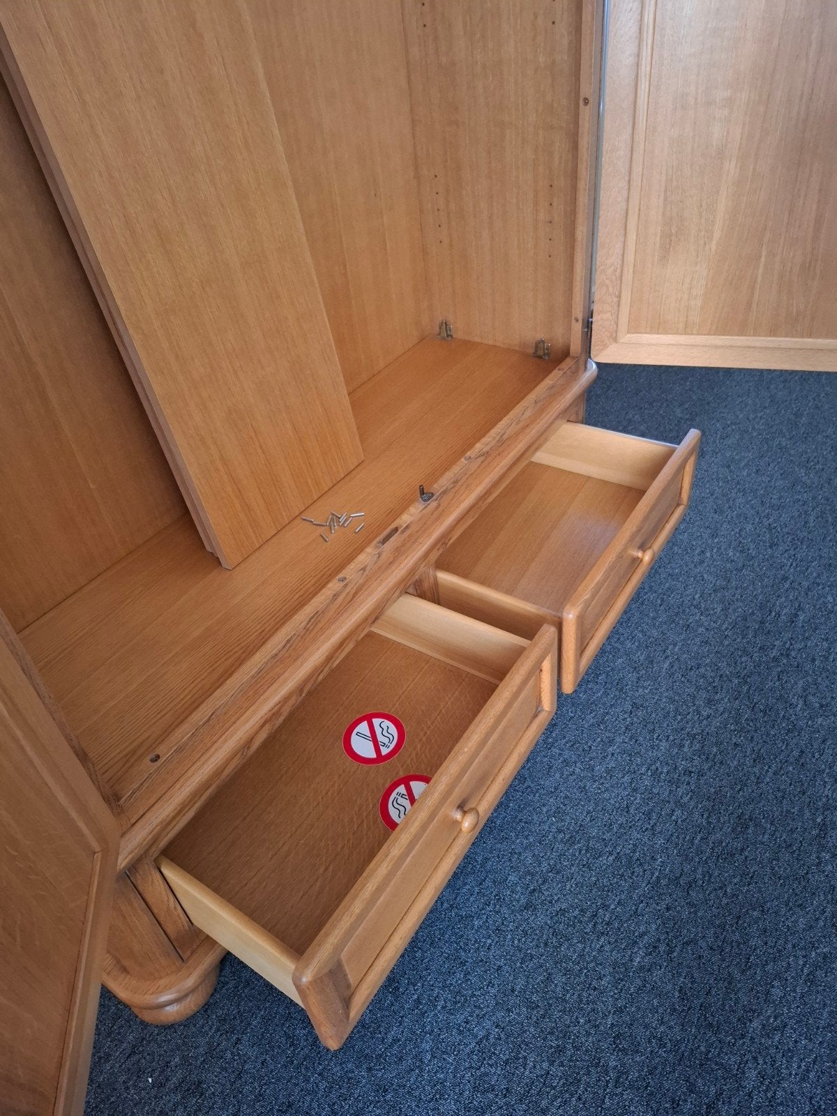 Eiken Kamerkast Dux Kleur - Ruime Opbergkast, Ophalen, Gebruikt, Klassiek, Eikenhout
