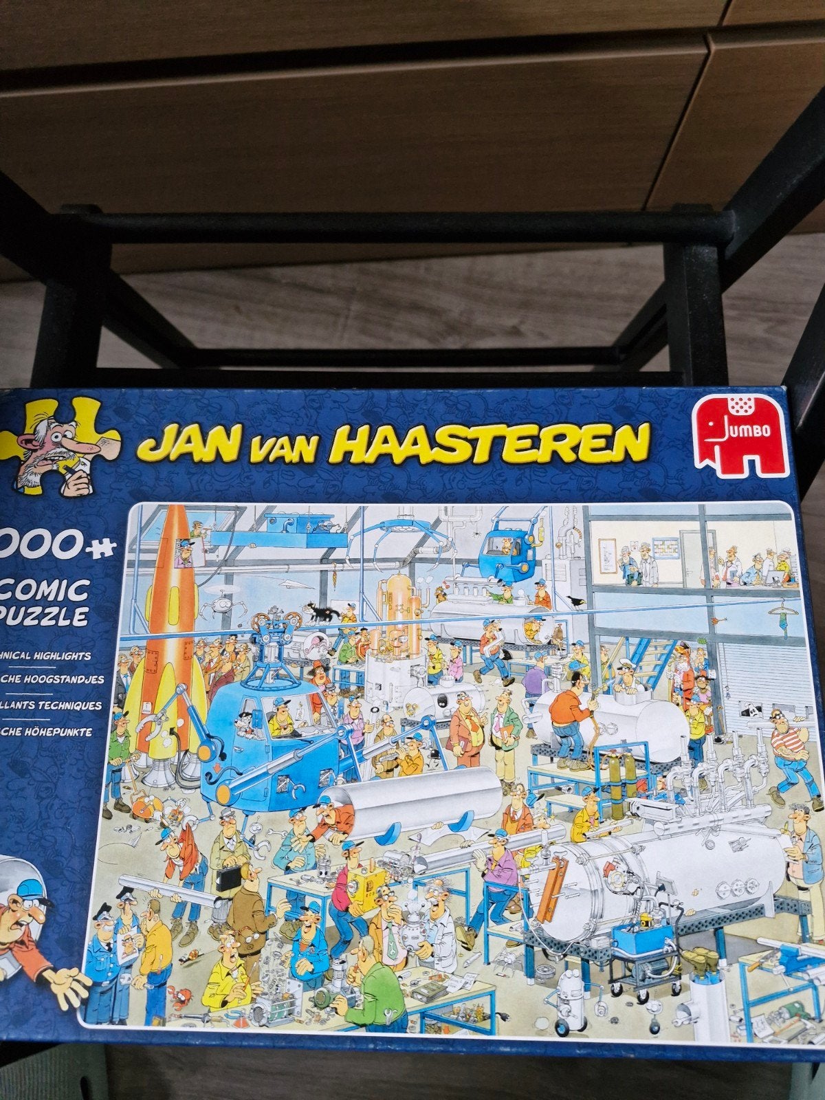 Jan van Haasteren,Technische hoogstandjes, Ophalen, 500 t/m 1500 stukjes, Zo goed als nieuw, Legpuzzel