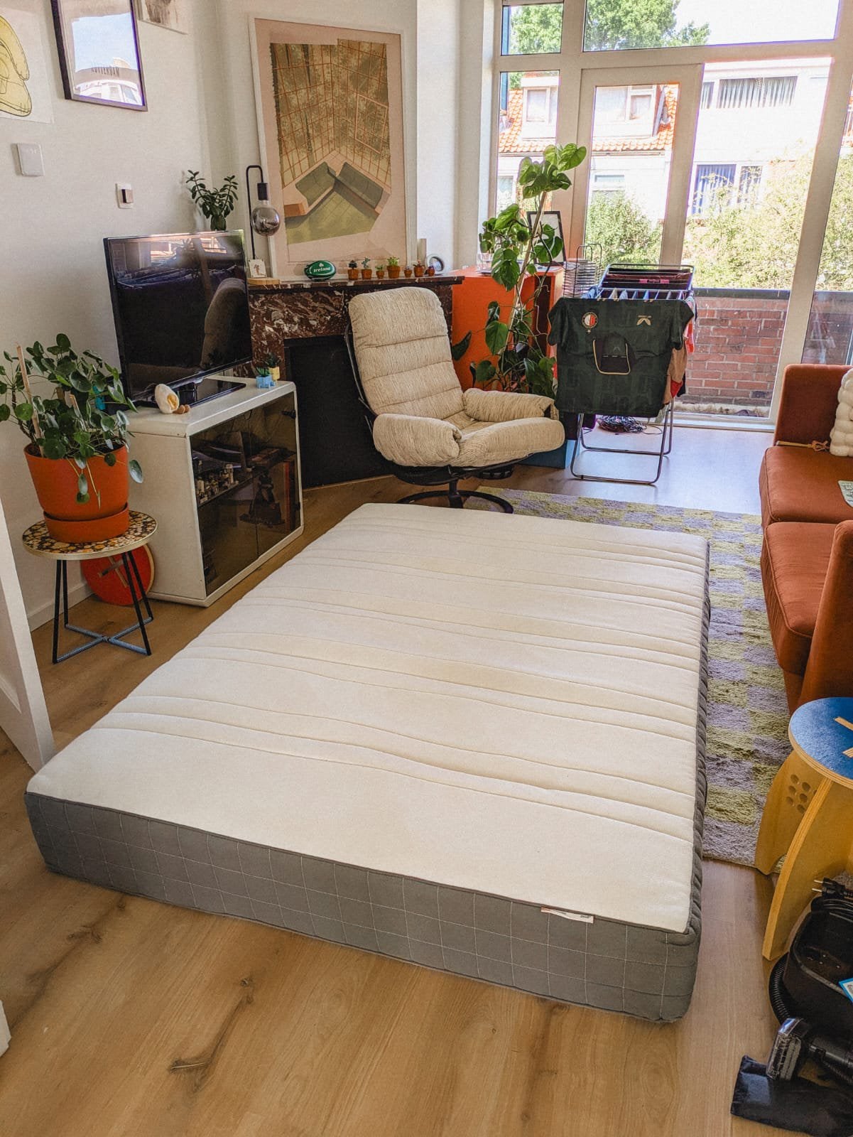 Matras 140x200, Ophalen, Zo goed als nieuw, Tweepersoons, 140 cm