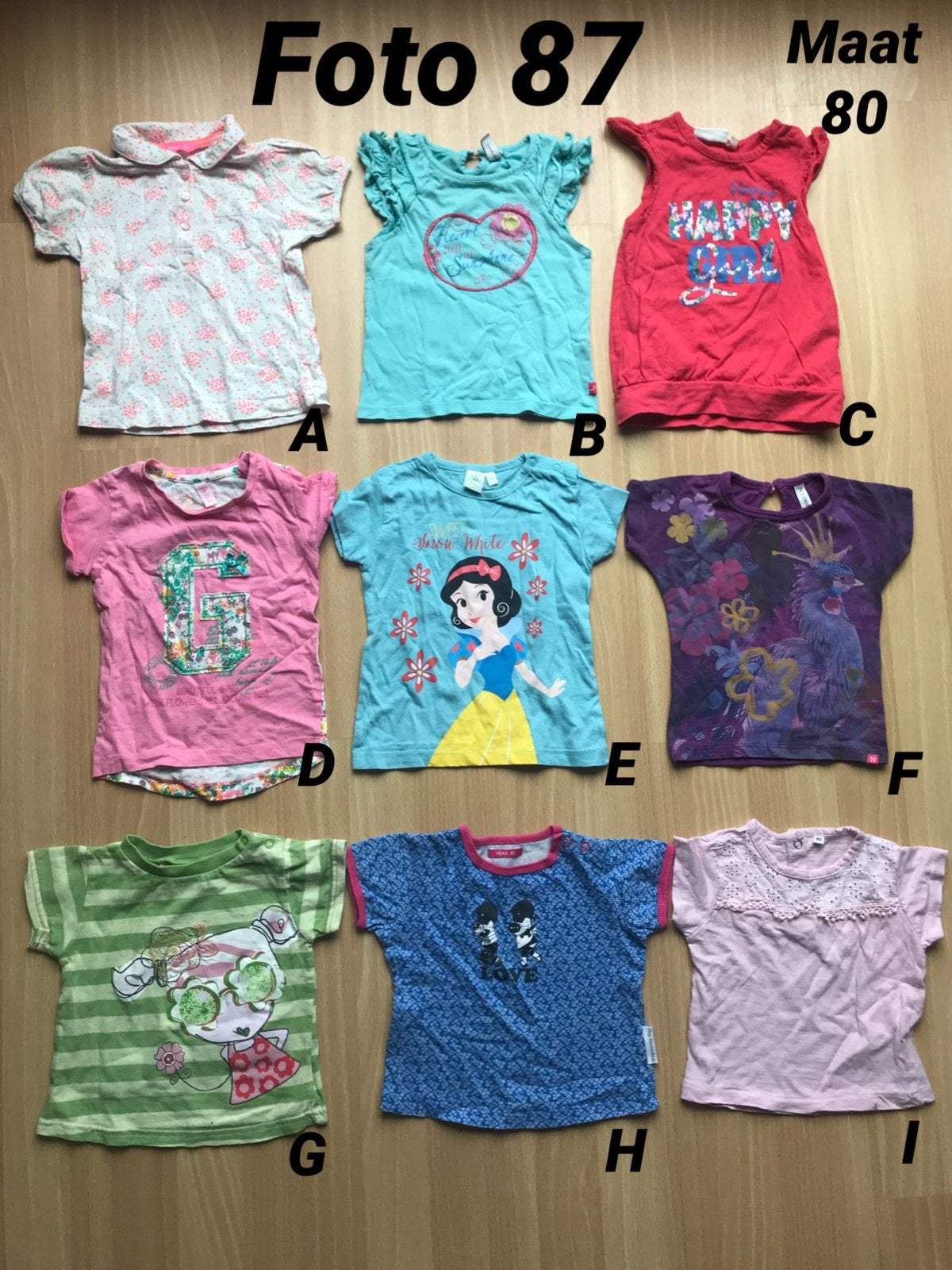 Shirt meisje maat 80 bakkeboe name it *foto 86*, Ophalen of Verzenden, Zo goed als nieuw, Meisje, Shirtje of Longsleeve