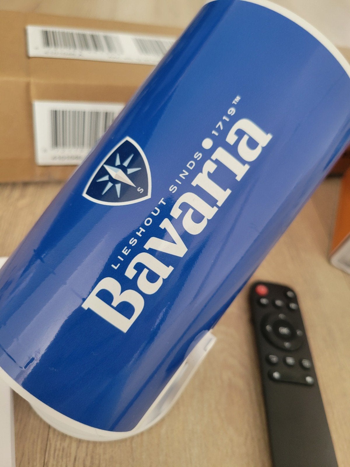 beamer met scherm bavaria bier merk collectors item mancave, Ophalen of Verzenden, Nieuw, LED