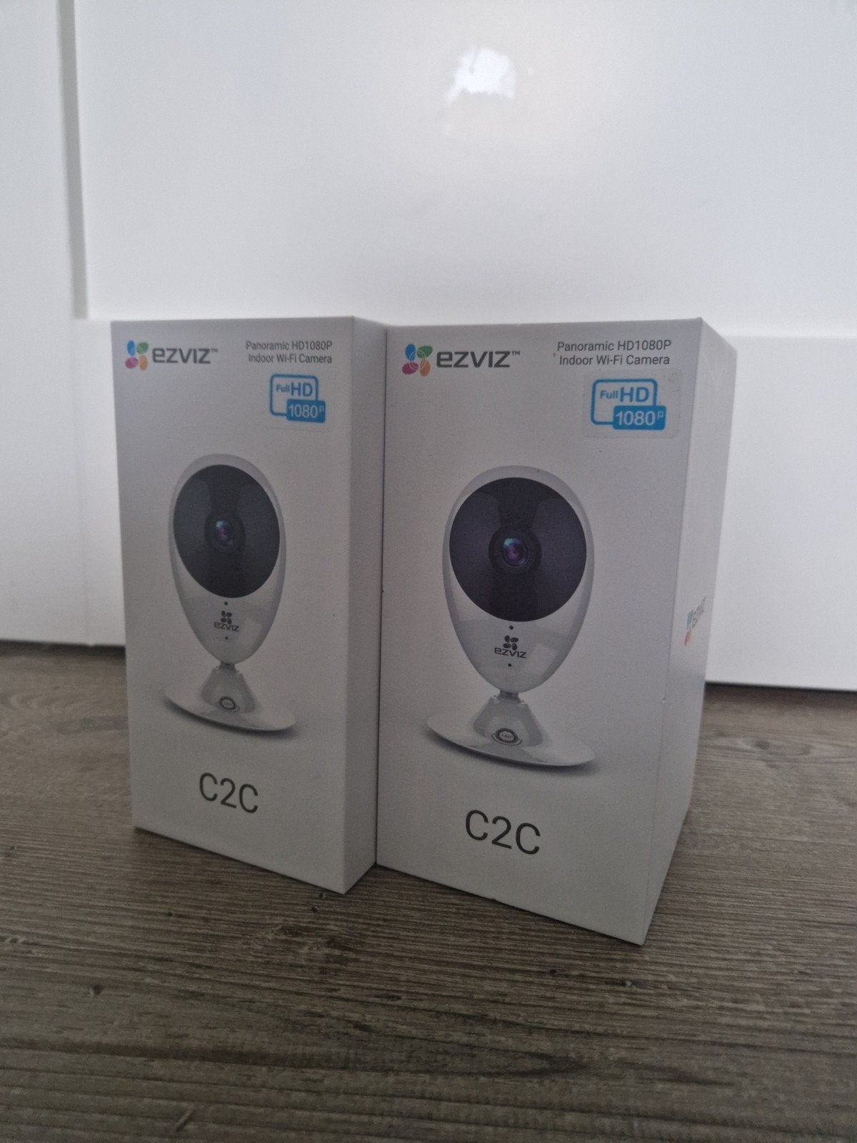 Ezviz C2C HD 1080P Indoor Wi-Fi Camera (2 stuks), Ophalen of Verzenden, Zo goed als nieuw, Minder dan 100 meter, Camera