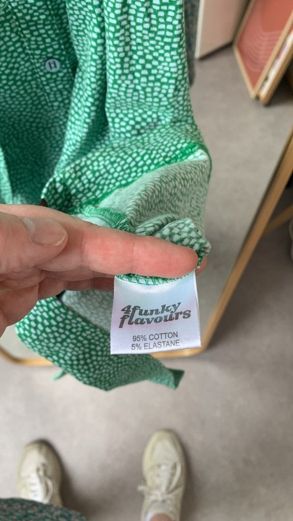 Jurkje 4FunkyFlavours groen, Kleding | Dames, Jurken, Maat 38/40 (M), 4funkyflavours, Ophalen of Verzenden, Zo goed als nieuw