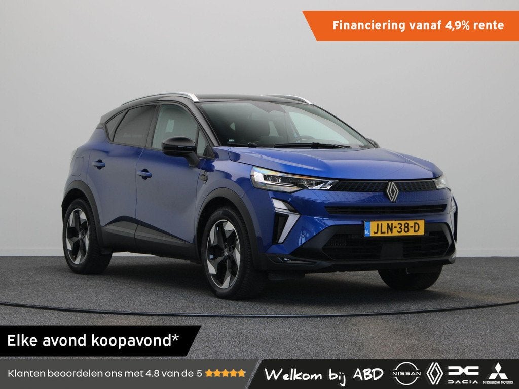 Renault Captur TCe 90pk techno | Harman Kardon | Stoel en st, Gebruikt, Euro 6, Blauw, 3 cilinders