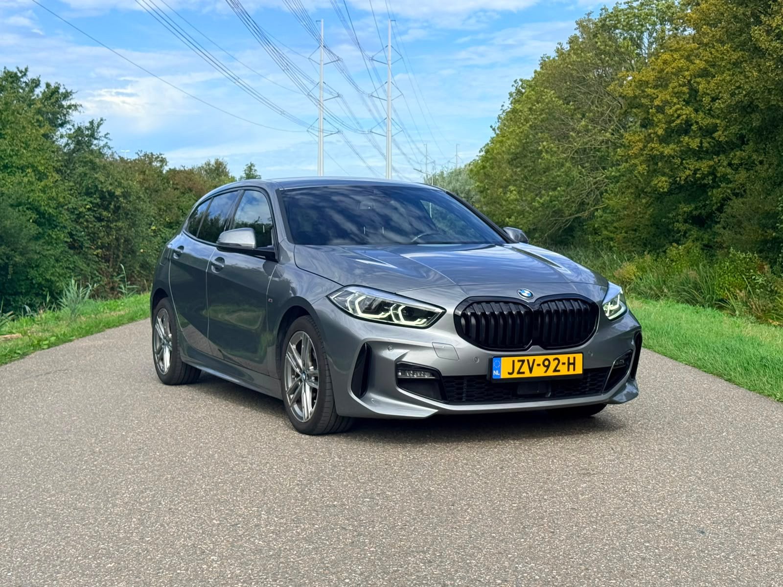 BMW 1-Serie 118i M-sport | Automaat | Adaptive cruise |, Auto's, 136 pk, Leder en Stof, Particulier, 1499 cc