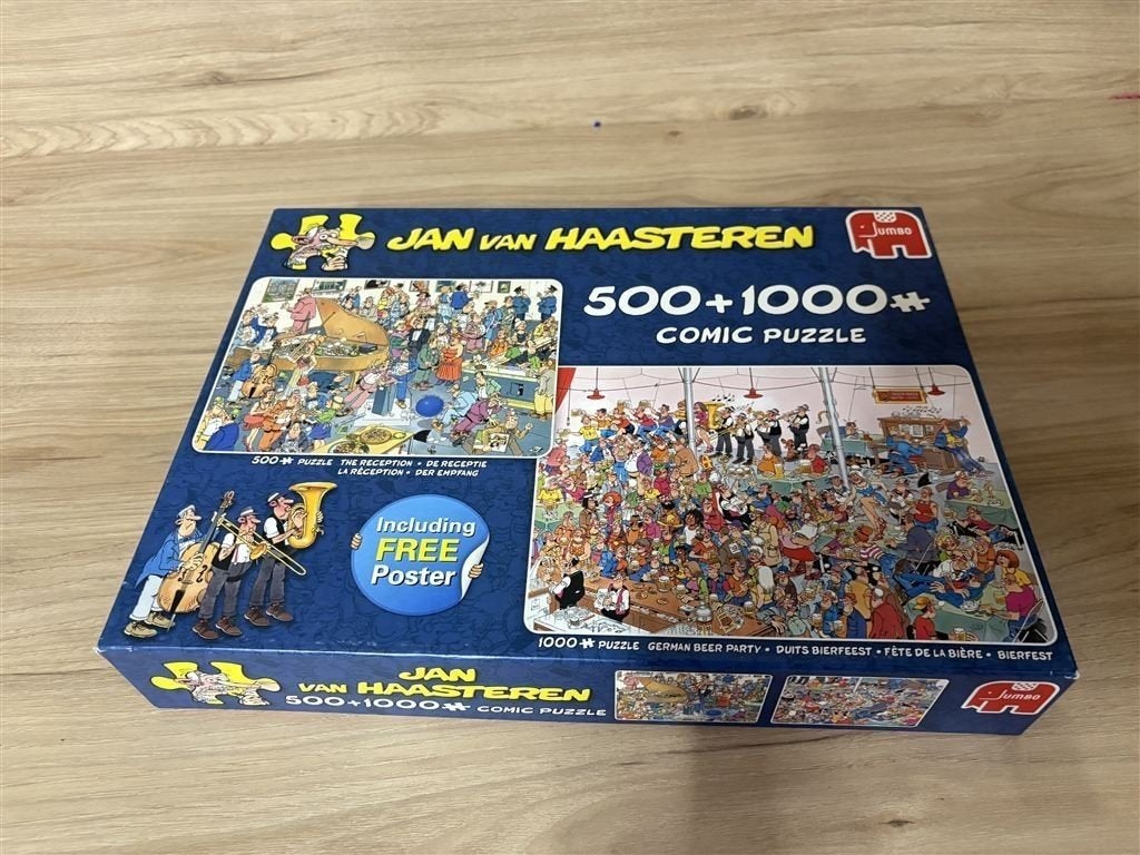 jan van haasteren - de receptie/duits bierfeest [4155], Verzenden, 500 t/m 1500 stukjes, Zo goed als nieuw
