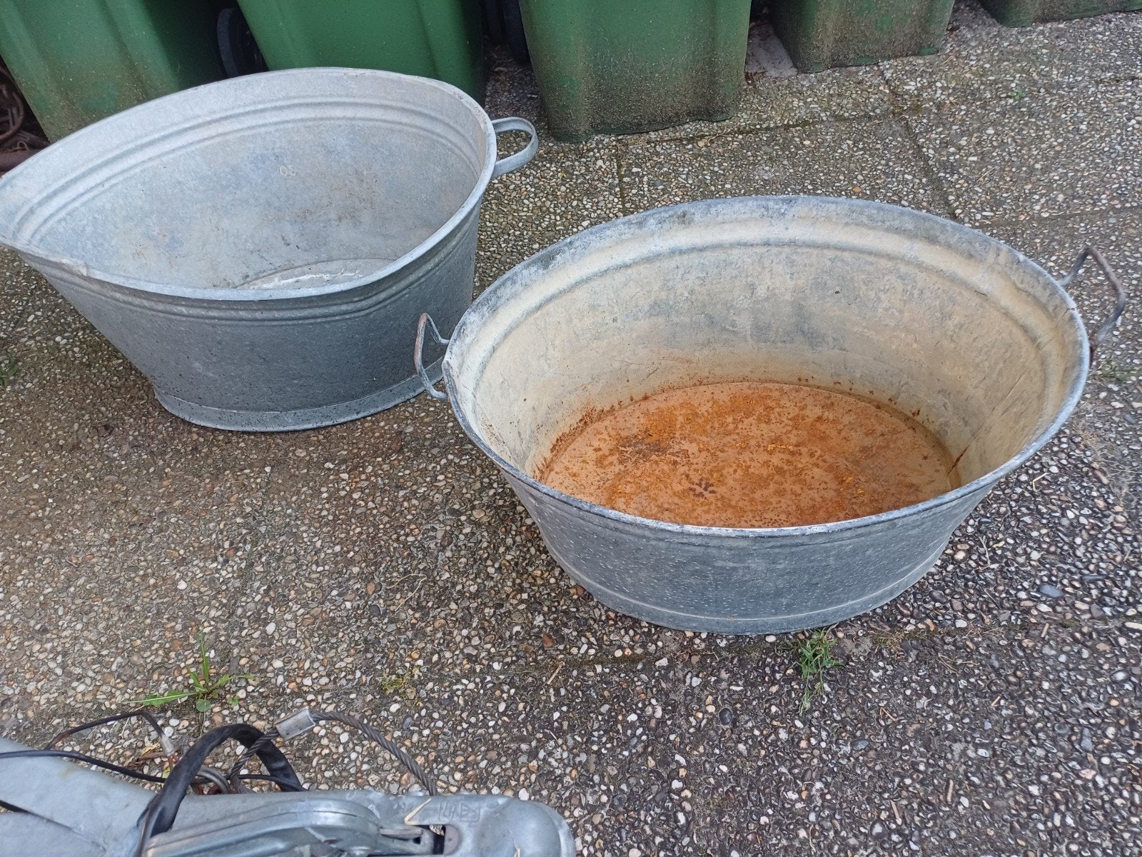 zinken teil, Ophalen, Gebruikt, Metaal, 30 tot 60 cm