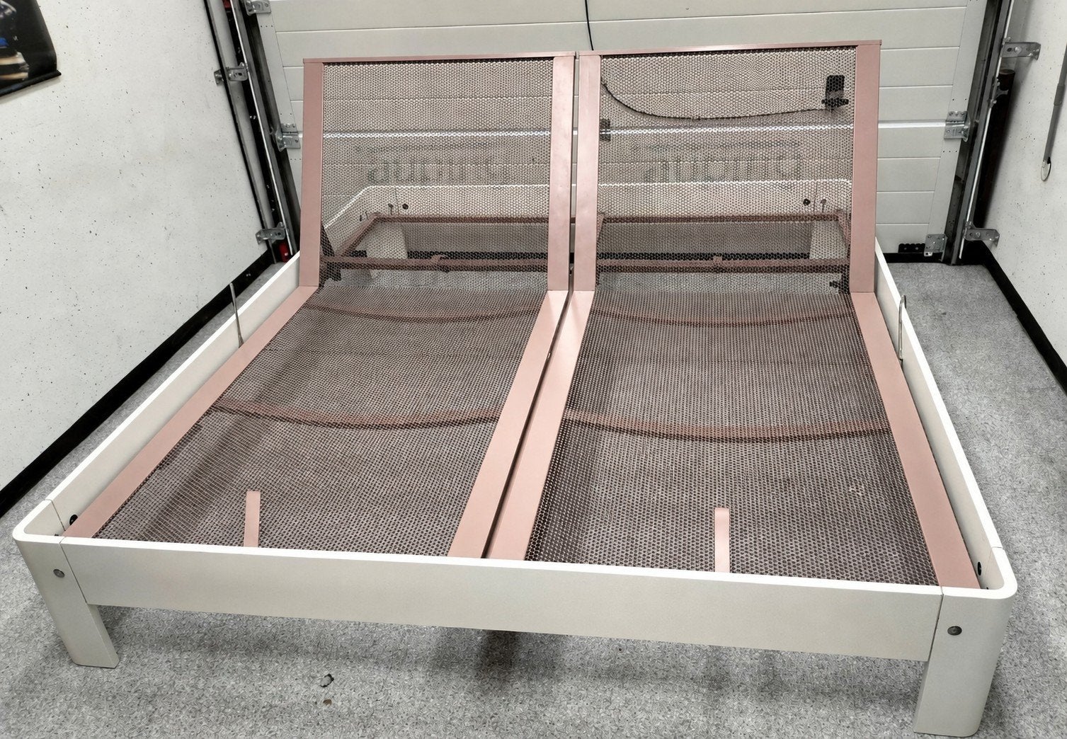 Auping Auronde 2 persoons bed 160/210, Ophalen, Tweepersoons, Metaal, Modern