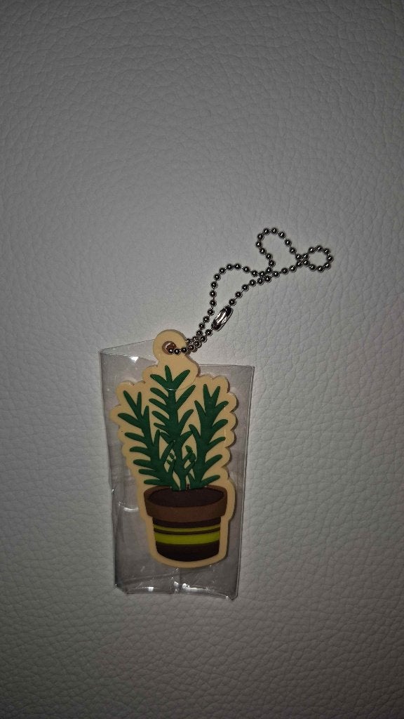 Resident Evil 30th Anniversary Green Herb rubber Keychain, Ophalen of Verzenden, Nieuw