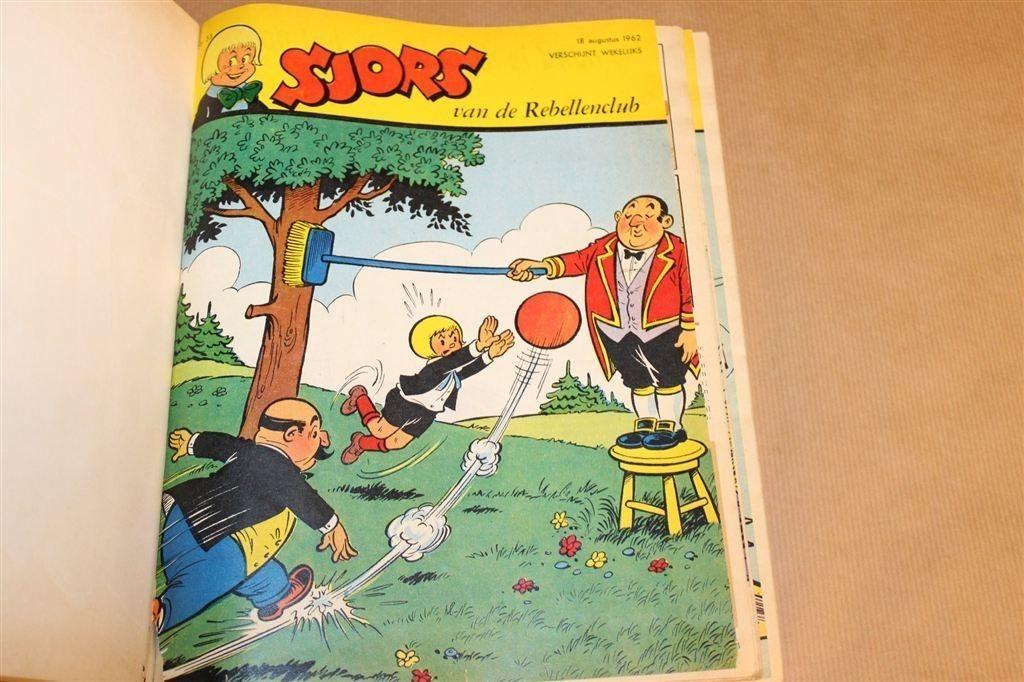 Sjors Van De Rebellenclub — Gebundelde Nrs. 33–48 [1962], Eén stripboek, Ophalen of Verzenden, Gelezen