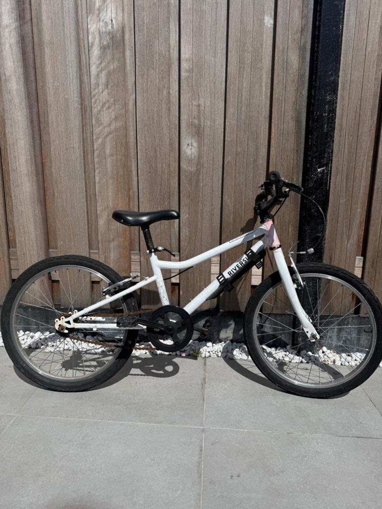 Riverside kinderfiets, Fietsen en Brommers, Gebruikt, Velgrem, Minder dan 49 cm, Ophalen