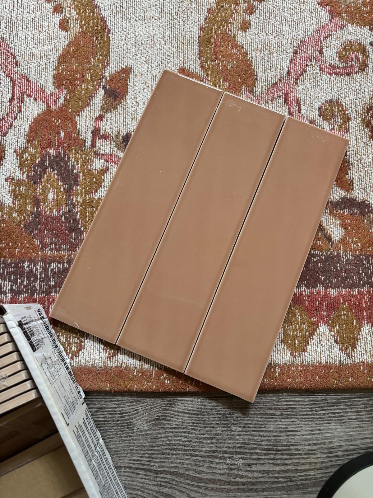 Tegels in terracotta kleur (40!!), Ophalen, 60 cm of meer, Minder dan 20 cm, Zo goed als nieuw