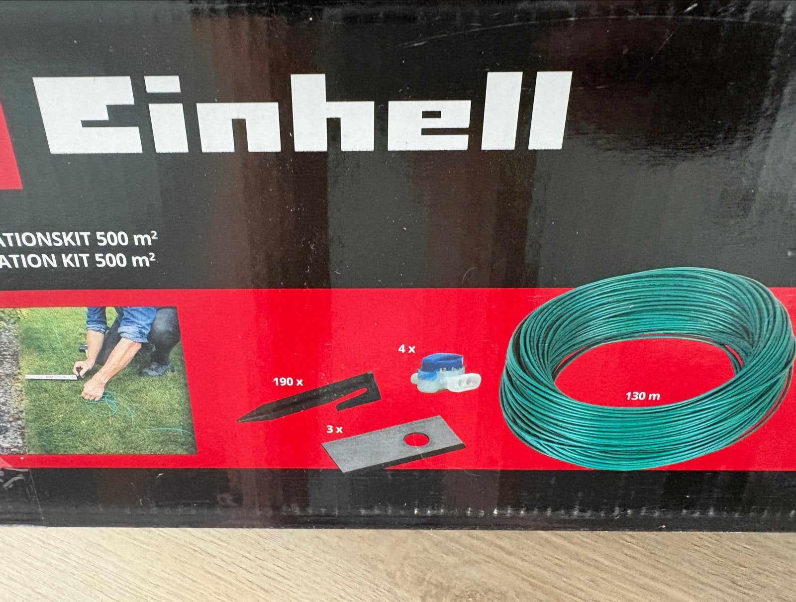 Einhell Begrenzingsdraad Set 500 m² Robotmaaier, Tuin en Terras, Grasmaaiers, Ophalen of Verzenden, Nieuw, Minder dan 30 cm