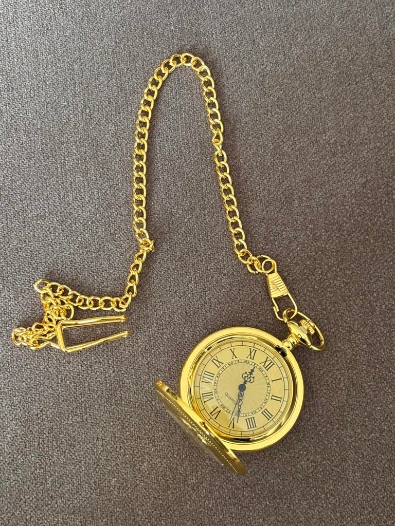 Goudkleurig Zakhorloge, Ophalen of Verzenden, Overige materialen, Zakhorloge, Overige merken