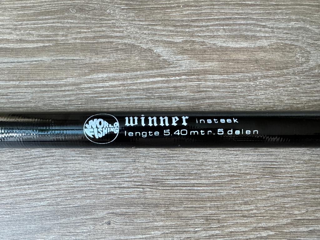 Vintage Harodex hengel (4m) en Winner hengel (5,4m), Ophalen, Gebruikt, Overige typen