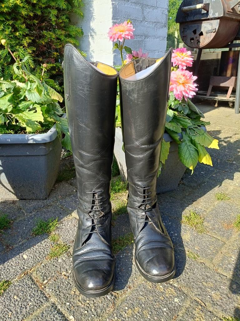 Mooie QHP leren rijlaarzen maat 40 N, Ophalen, Zo goed als nieuw, Dames, Schoeisel