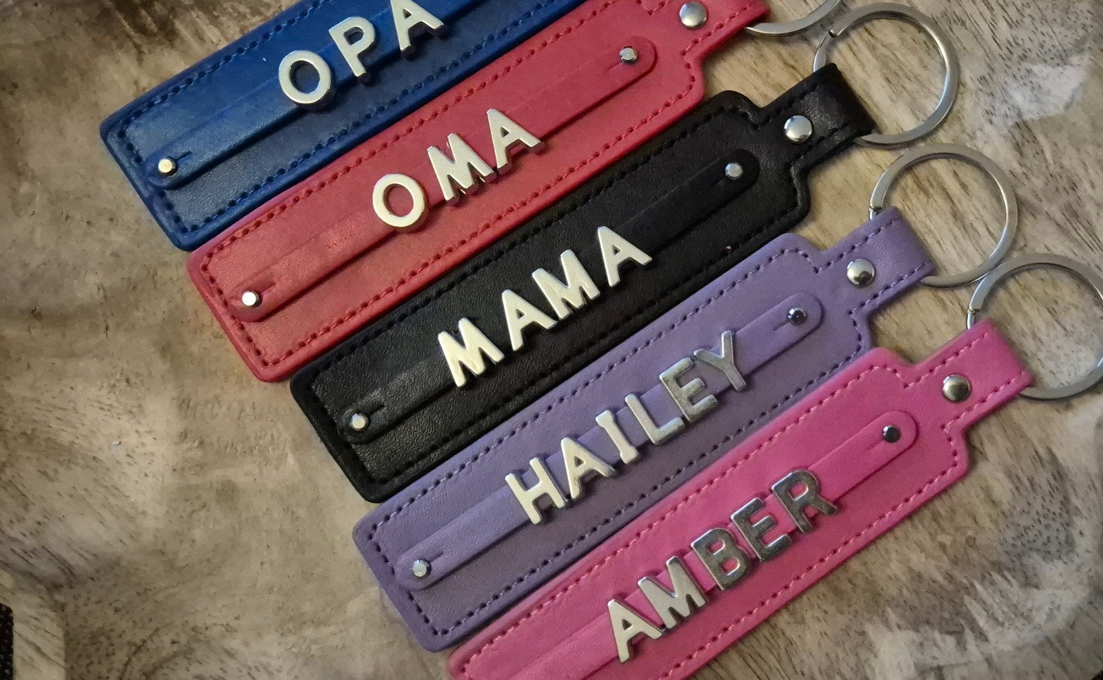 Gepersonaliseerde Sleutelhanger met Naam of Tekst, Ophalen of Verzenden, Nieuw, Overige typen