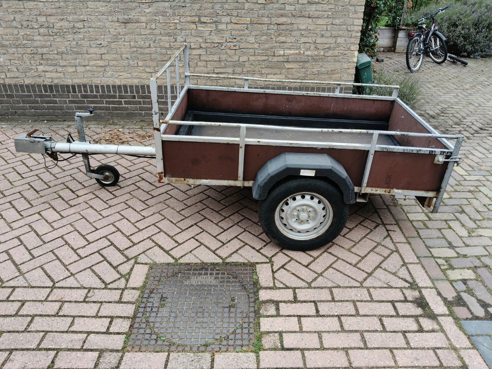 Stevige aanhanger - Ideaal voor klussen en transport, Ophalen, Gebruikt