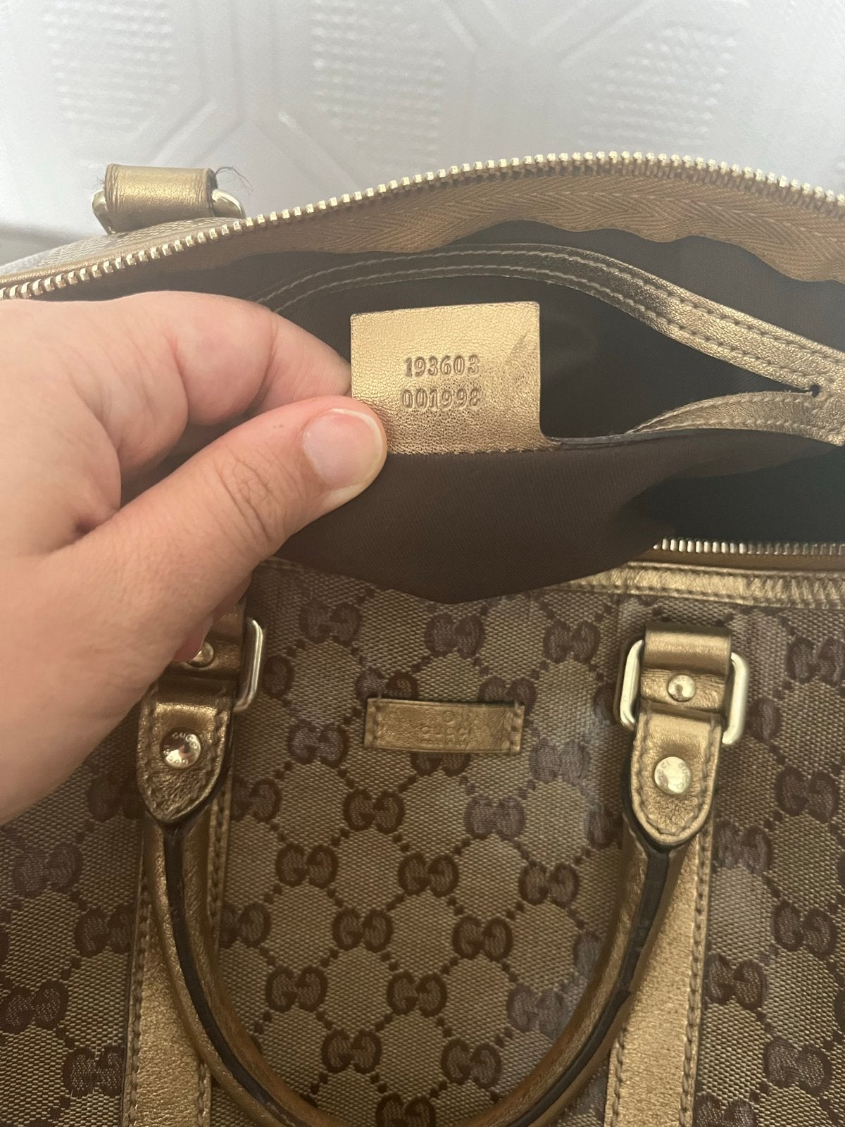 Gucci Handtas - Zo goed als nieuw, Ophalen of Verzenden, Zo goed als nieuw, Bruin, Handtas