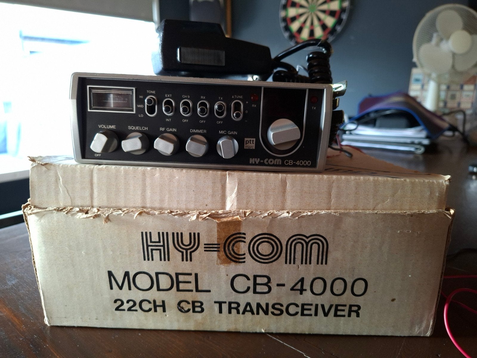 HY-COM CB-4000 22CH CB Transceiver met microfoon, Ophalen of Verzenden