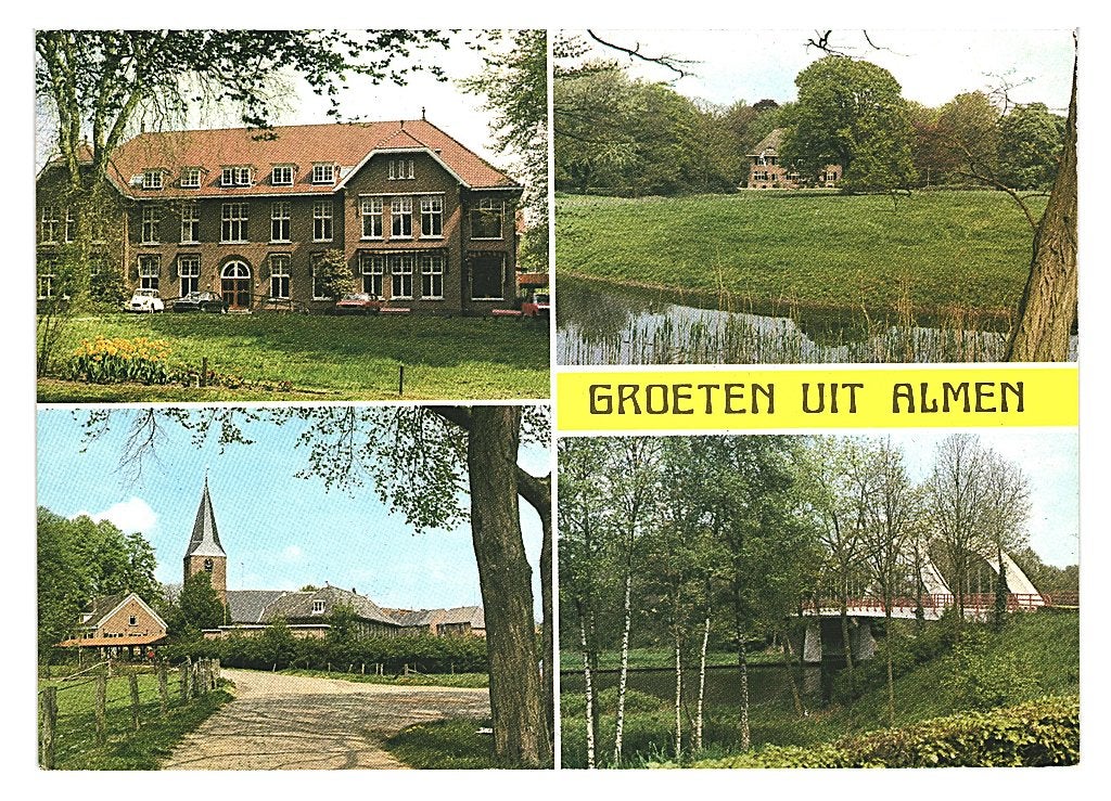 948712 Almen Gld 1978 _Nette oude kaart Onbeschreven