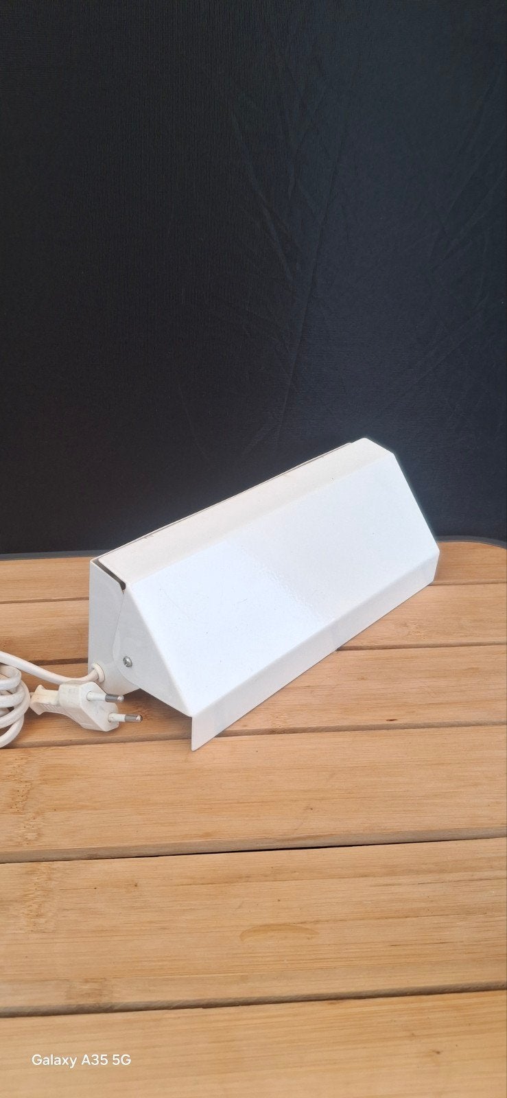 Massive wit bedlampje., Ophalen of Verzenden, Zo goed als nieuw