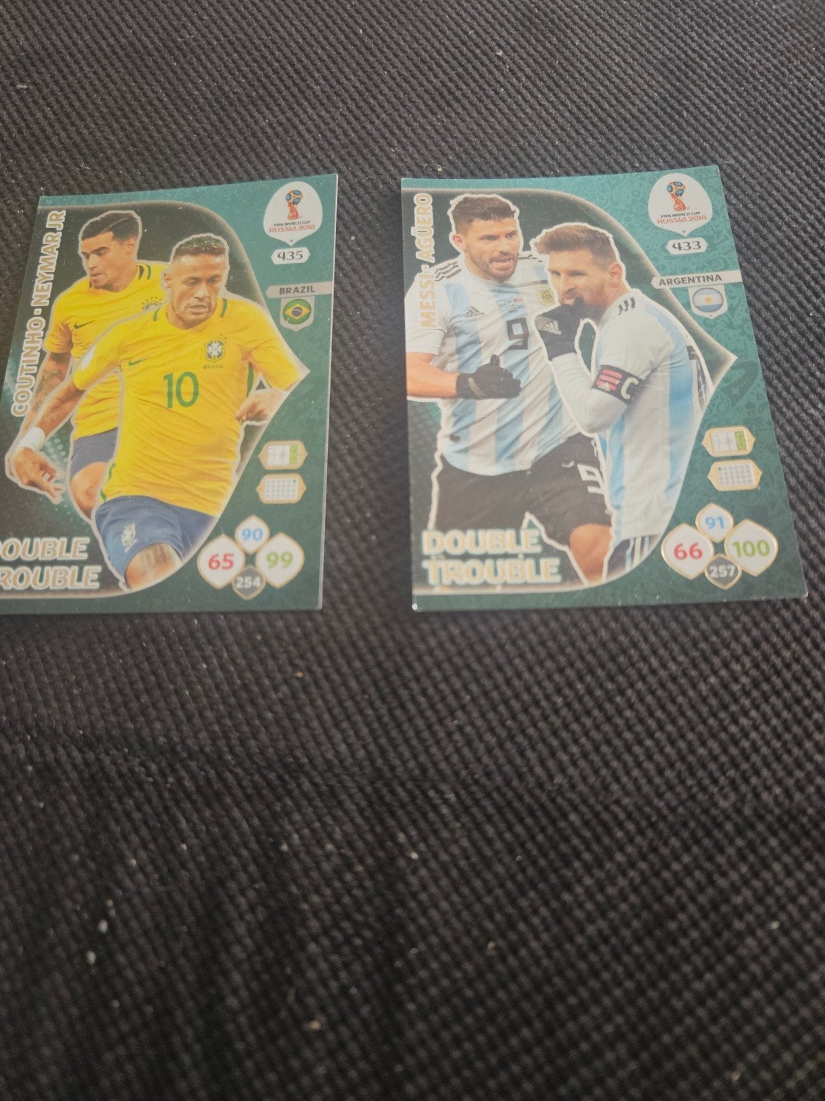 Panini WK 2018 Adrenalyn XL Kaarten: Neymar & Messi, Verzamelen, Ophalen, Zo goed als nieuw, Buitenlandse clubs, Spelerskaart