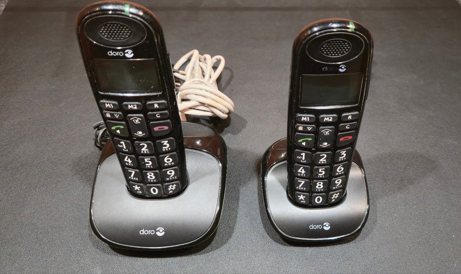 Doro PhoneEasy 100w Duo, een gebruiksvriendelijke draadloze, Telecommunicatie, Ophalen of Verzenden, Refurbished, 2 handsets, Stralingsarm