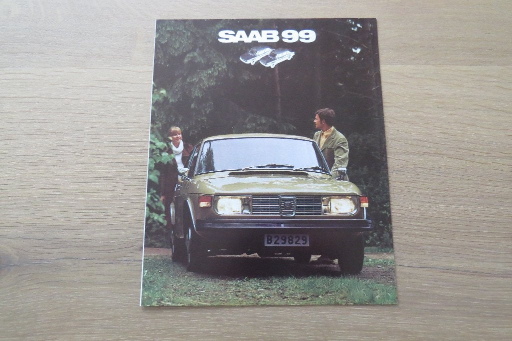 Originele catalogus SAAB 99 (1973), Verzenden, Zo goed als nieuw, Algemeen