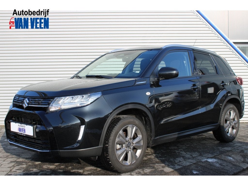 Suzuki Vitara 1.4 Boosterjet Select SmartHybrid | Navigatie, Auto's, Voorwielaandrijving, Stof, Gebruikt, Zwart