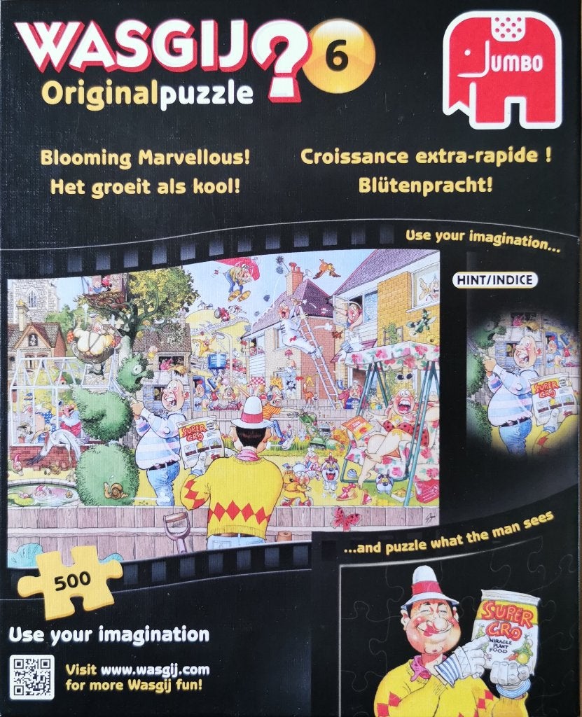 Jumbo – Wasgij? Original #6 – Het groeit als kool! – 500 st., Ophalen of Verzenden, 500 t/m 1500 stukjes, Zo goed als nieuw, Legpuzzel
