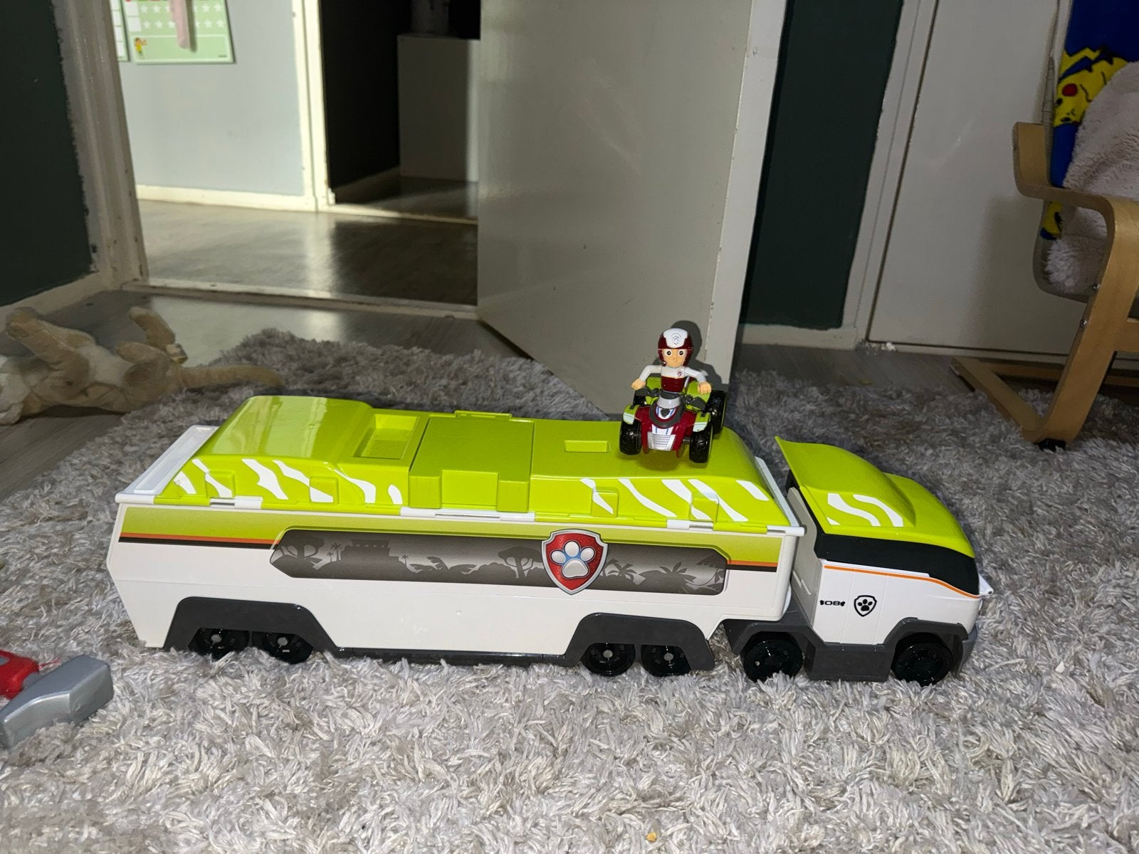 Paw Patrol Jungle Cruiser met Ryder figuur, Ophalen of Verzenden, Gebruikt