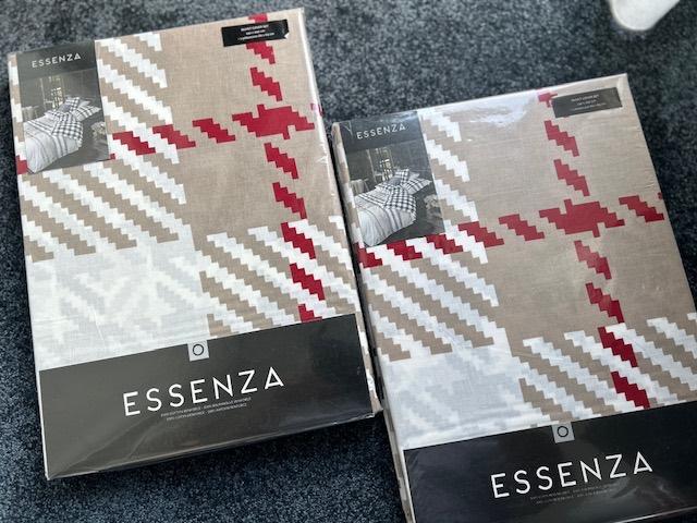 Essenza Dekbedovertrek 140/200 100% Katoen, Blauw, Essenza, Dekbedovertrek, Ophalen of Verzenden