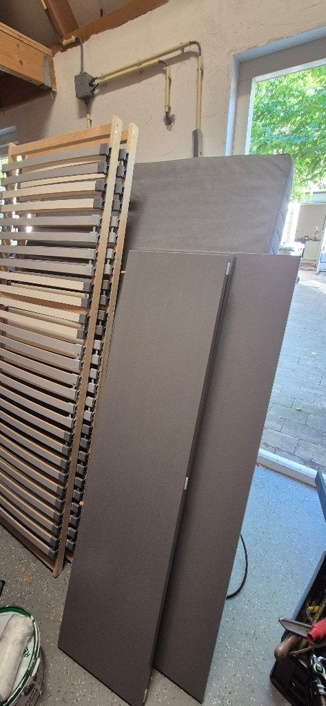 Bed + matras, Ophalen, Gebruikt, 140 cm, Twijfelaar