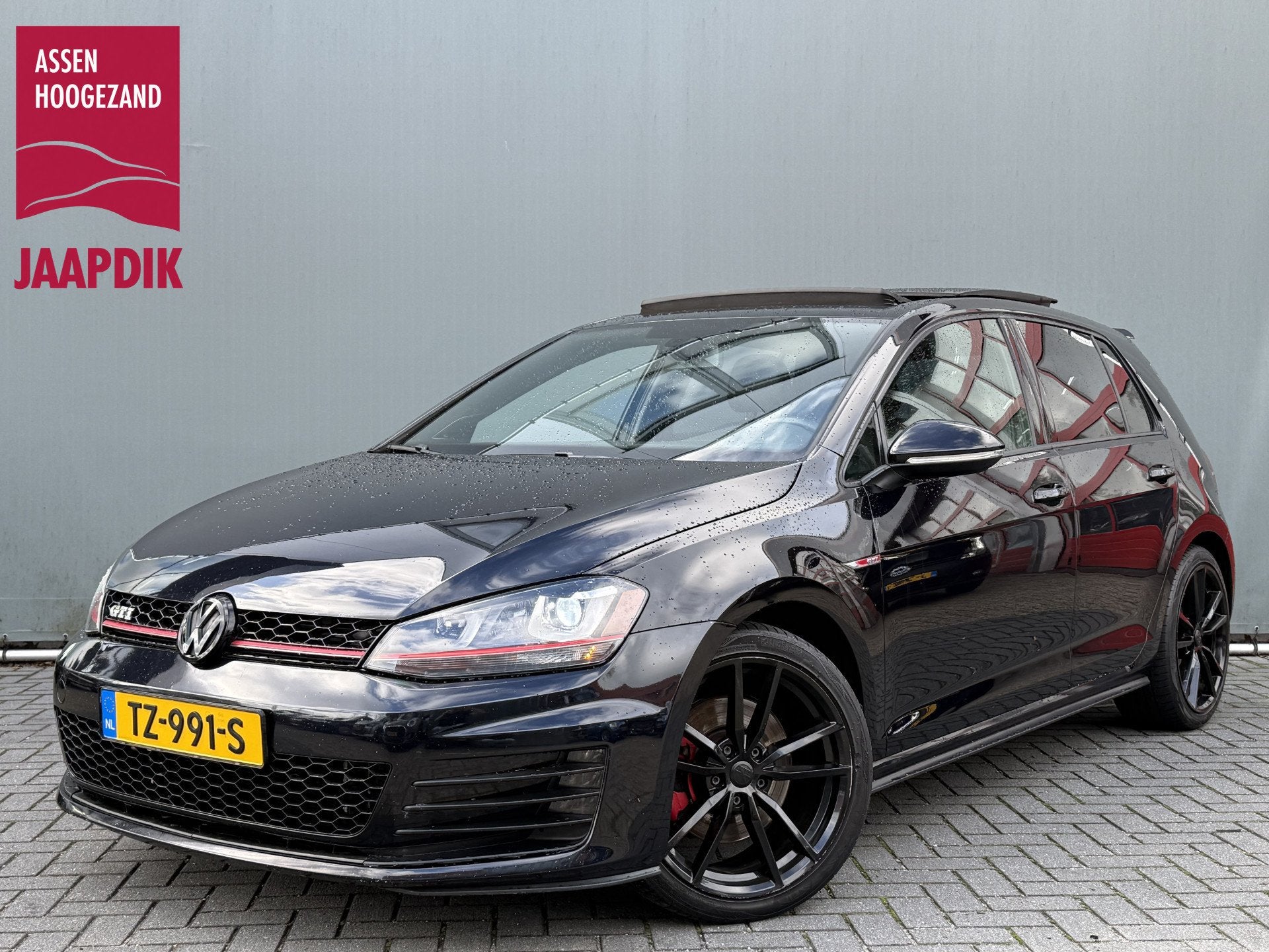 Volkswagen Golf BWJ 2016 2.0 TSI 230 PK GTI Performance AUTO, Auto's, Gebruikt, 4 cilinders, Zwart, Bedrijf