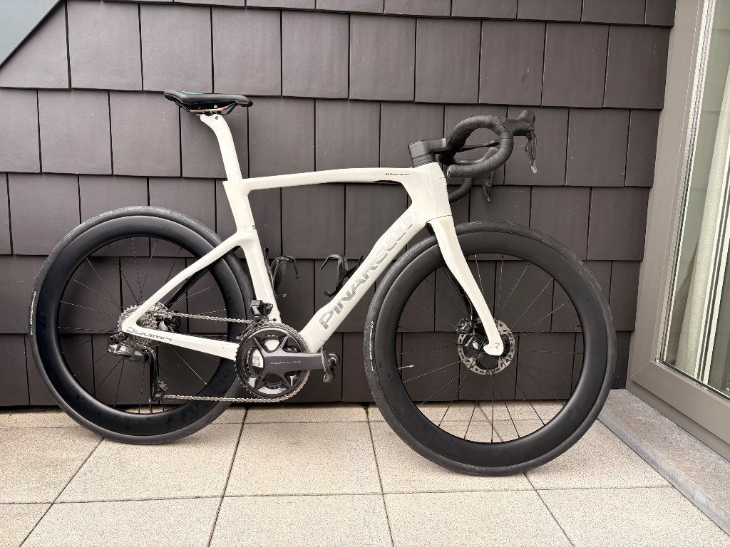 Pinarello Dogma F Ultegra di2 - 56, Zo goed als nieuw, Schijfrem, 53 tot 57 cm, Ophalen