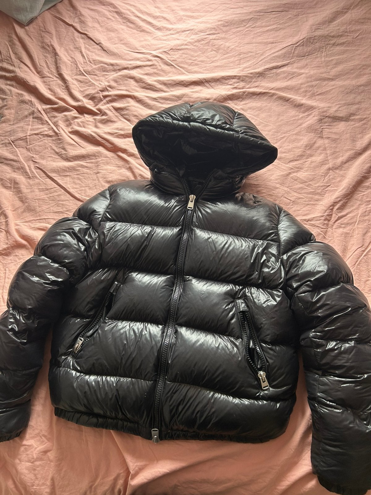 Zara puffer jas zwart S, Ophalen, Gedragen, Maat 46 (S) of kleiner, Zwart