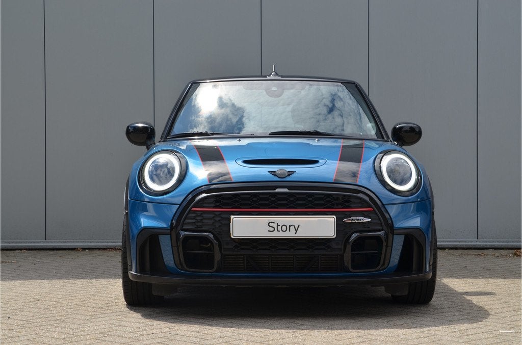 MINI Cabrio John Cooper Works Automaat / Sportstoelen / Acht, Auto's, Mini, 232 pk, Gebruikt, Bedrijf, Cabrio