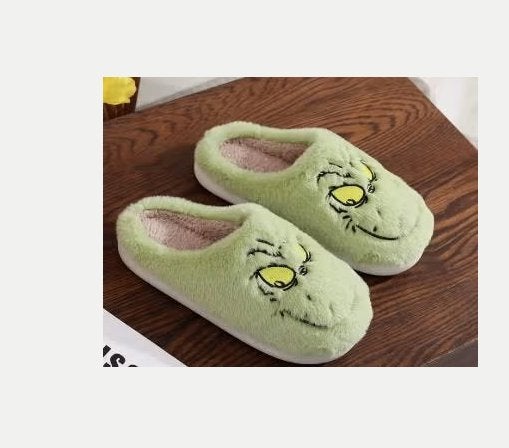 Grinch Pluche Slippers – Warm & Zacht, Kinderen en Baby's, Ophalen of Verzenden, Nieuw, Olifant